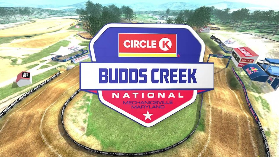 2021 Budds Creek National - Animated Track Map - MXBars.net