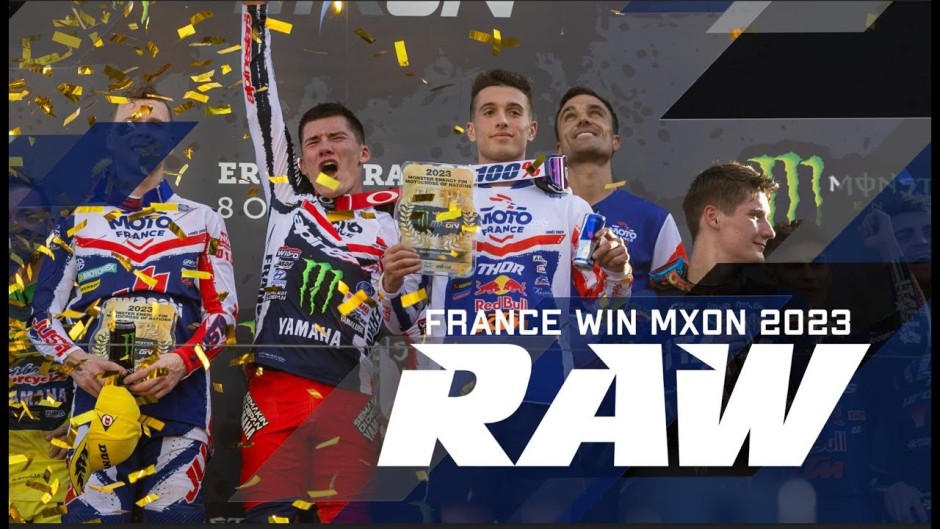 2023 MXON ERNEE! Maxime Renaux, Romain Febvre & Tom Vialle WIN the